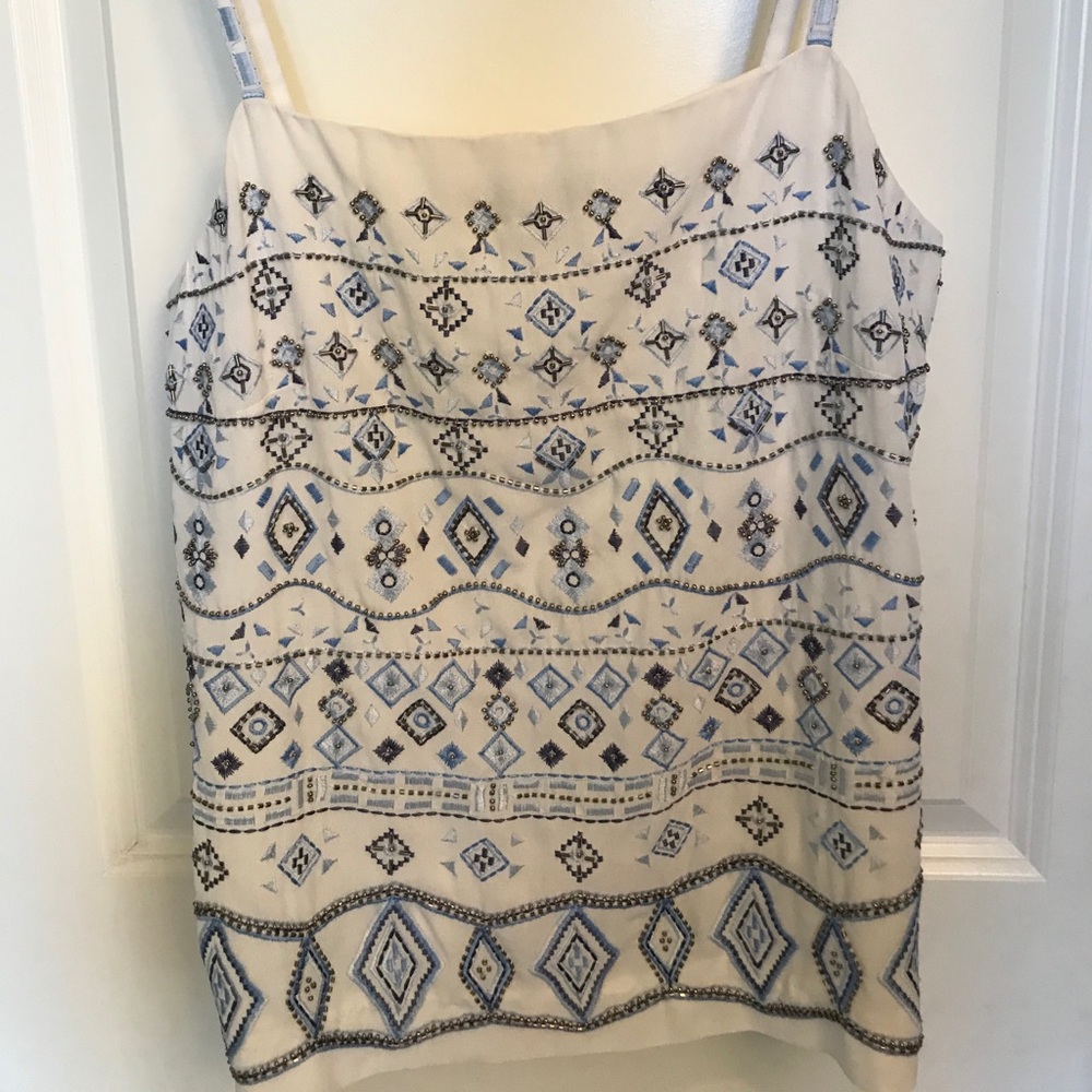 Beaded camisole tank top
